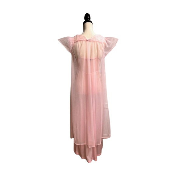 Vintage 1960’s Gilead Pink Peignoir Set Size M - Picture 6 of 8